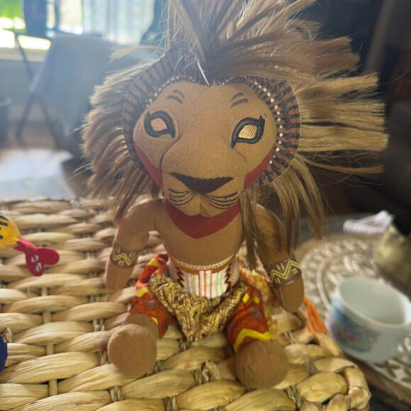 Disney The Lion King Broadway Musical Plushes Simba & Trickster, Stuffed Animals - Picture 4 of 10